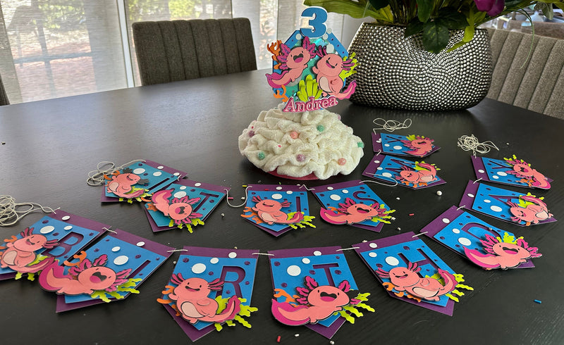 Buy Cute Axolotl Party Decorations Axolotl Birthday Party Supplies